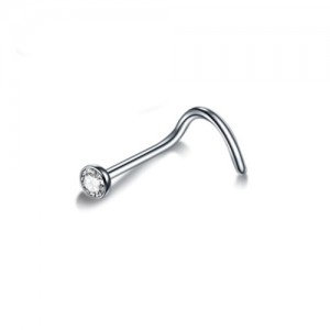 Piercing Nostril Nariz Pedra Crystal 1,5/2,0/2,5/3mm Aço 316L
